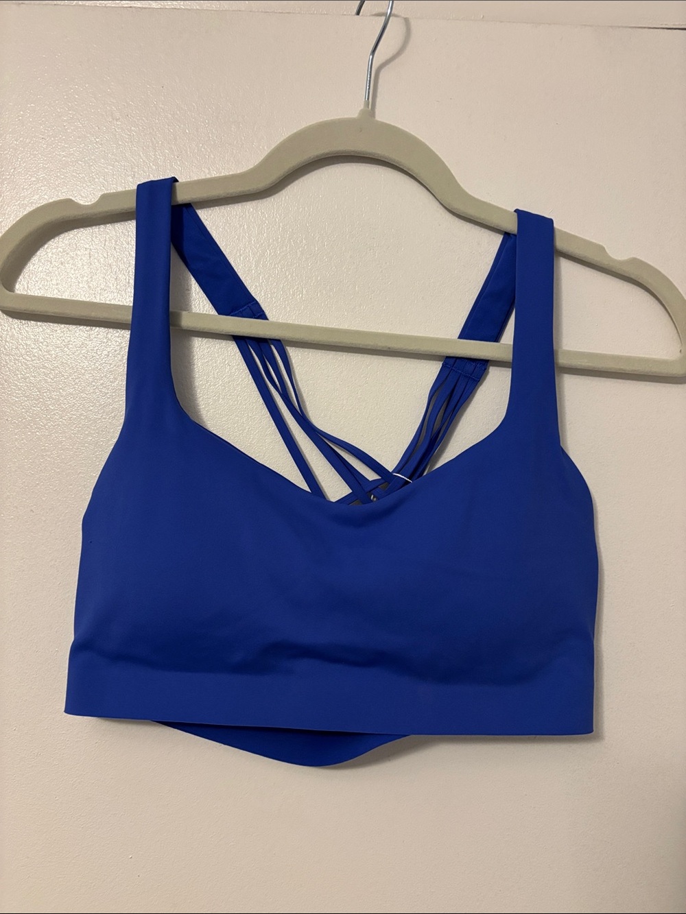 lululemon athletica Cobalt Blue Strappy Sports Bra